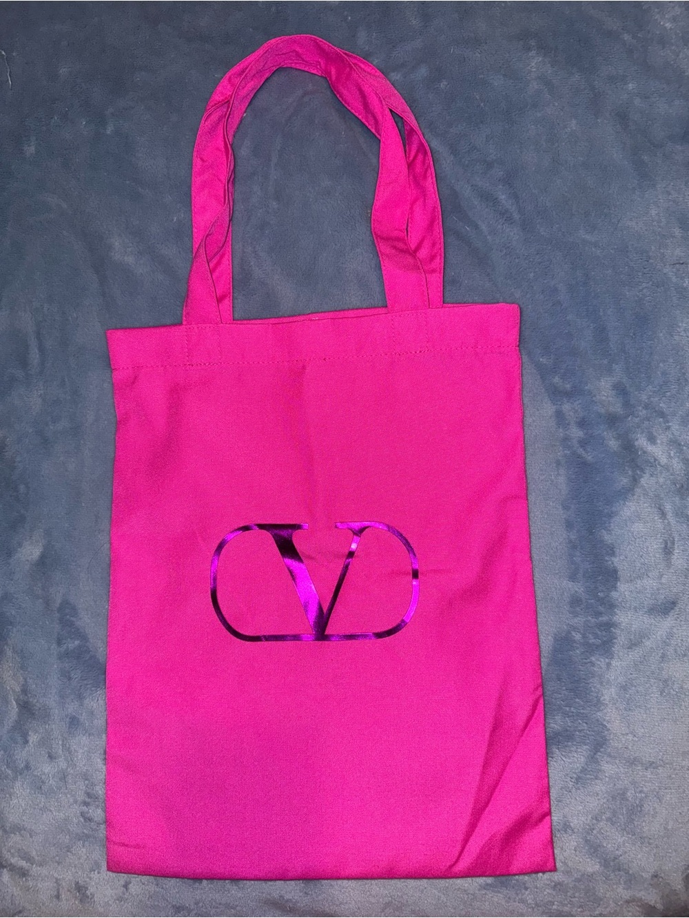 Valentino GWP Hot Pink Logo Tote